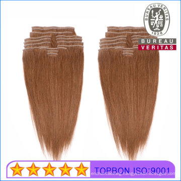 Clip in Hair Extension 100% Unprocessed Brazilian Human Hair